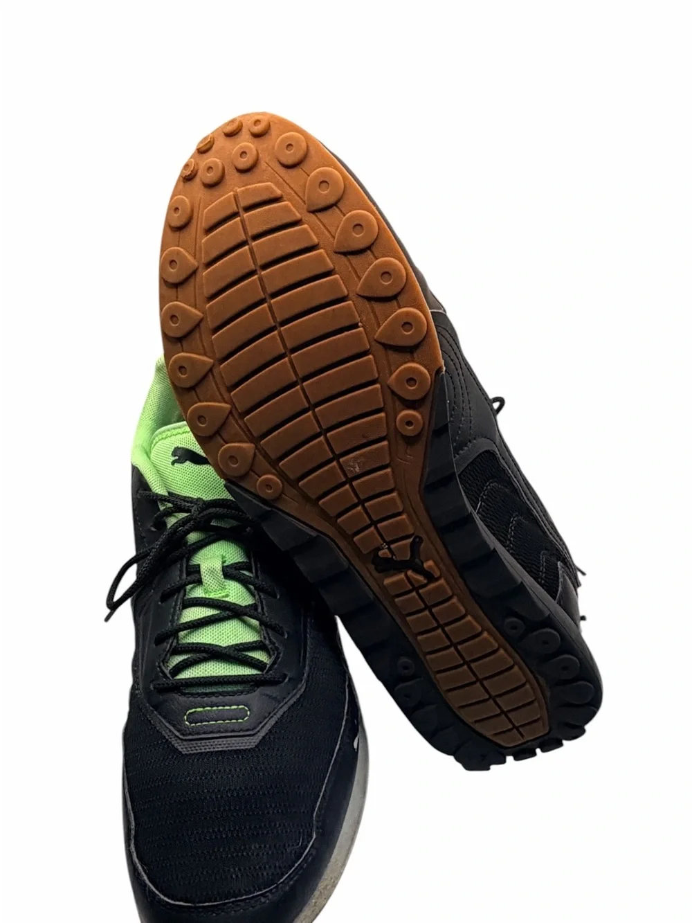 PUMA BMW M Motorsport Men’s Sneakers Size 11 Black Neon Green 307000-01